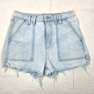 Wild Fable Highest Rise Cutoff Shorts Light Wash 6